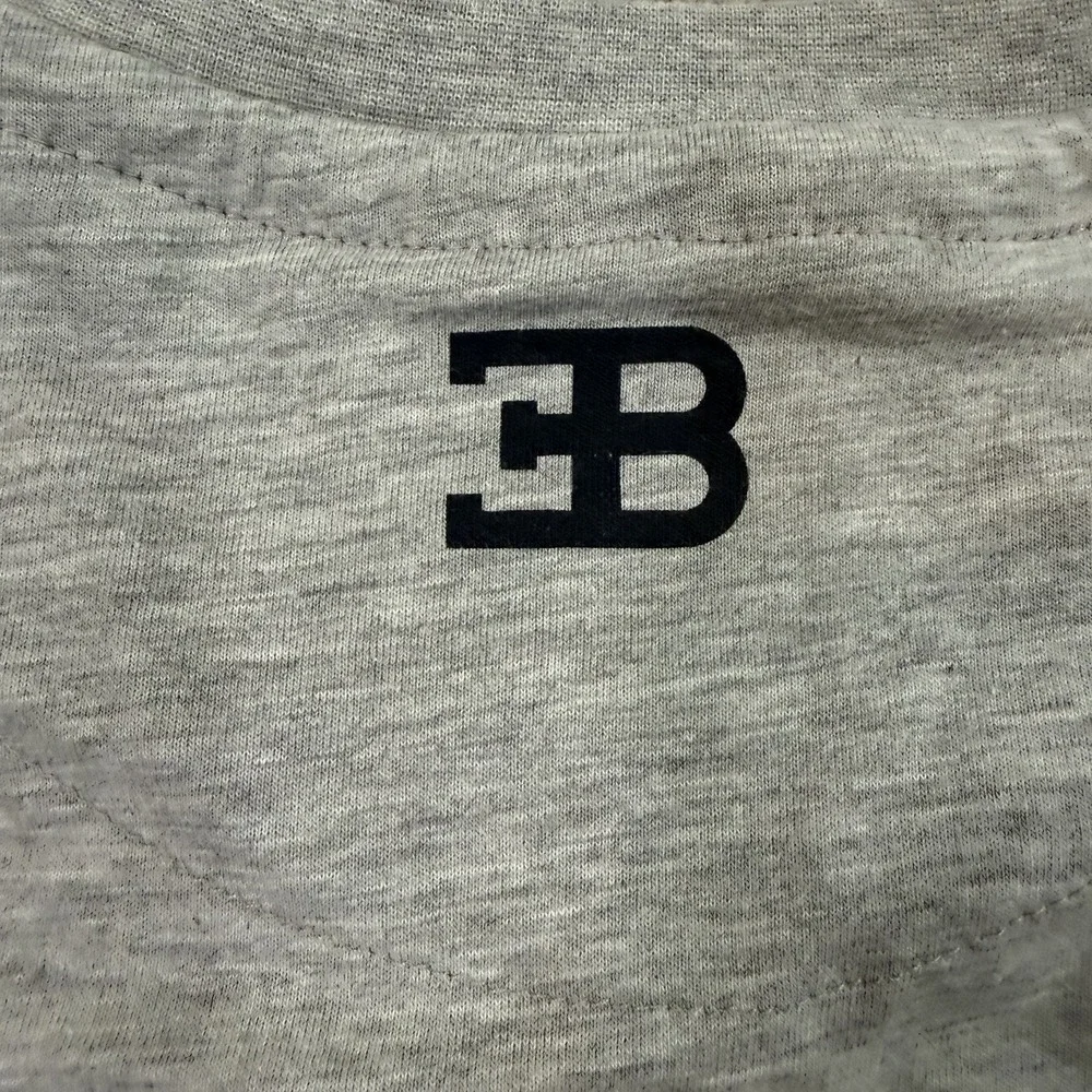 Bugatti 110 Anniversary T Shirt L Macaron Logo Designer Casual Luxury Streetwear - Picture 9 of 10